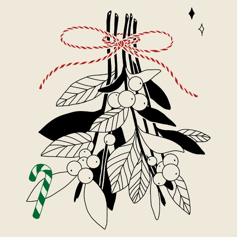 Sprigs with snowberries