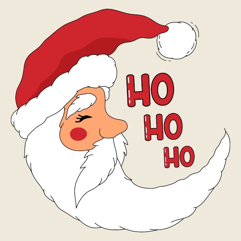 Le Père Noël sous la forme d’un mois