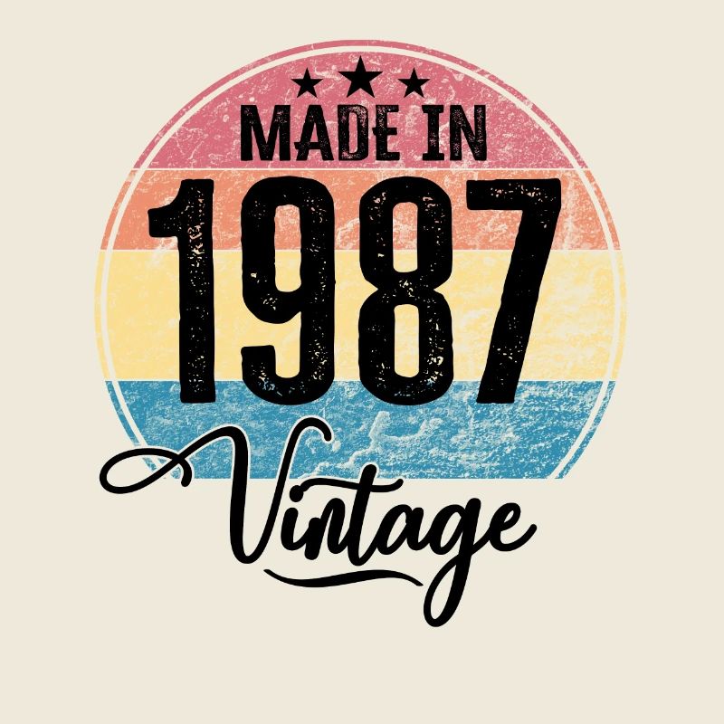 Vintage Made in 1987 Geburtsjahr 1987 Geburtstag