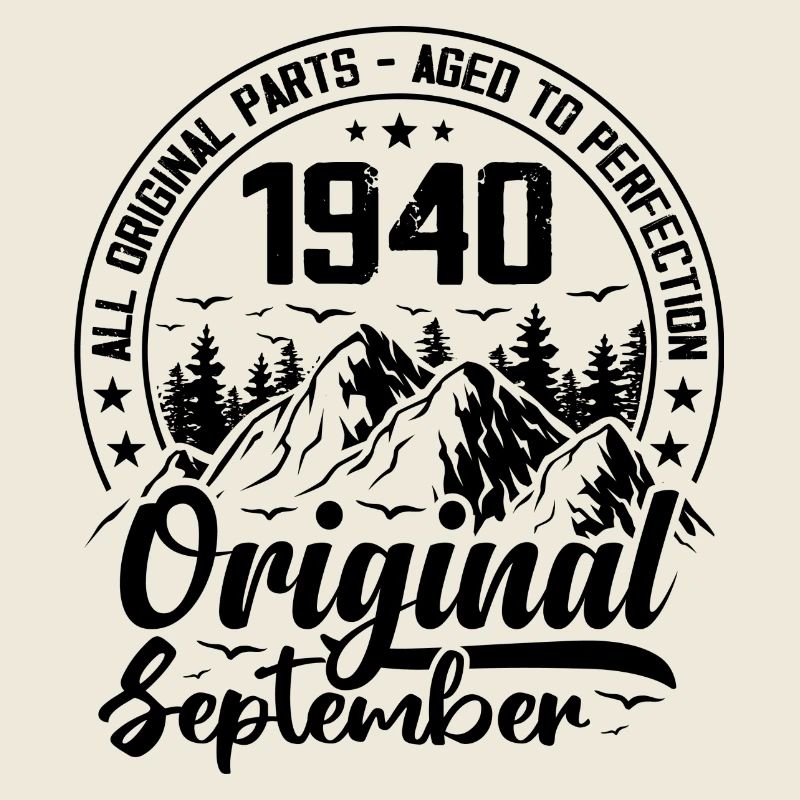 1940 septembre Original 84 Ans cadeau Anniversaire