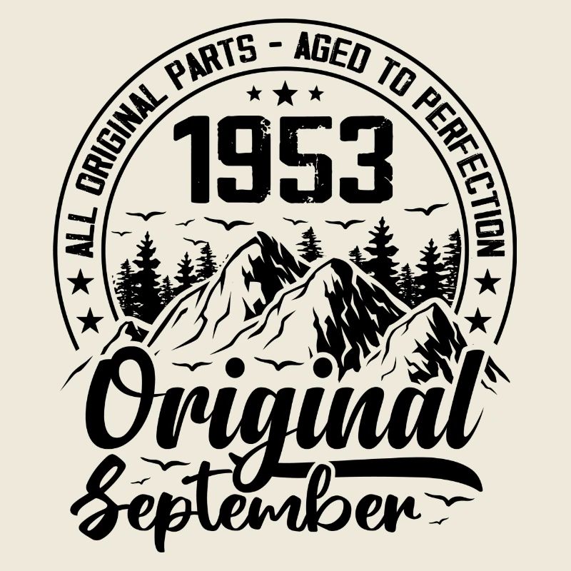 1953 September Original 71 Jahre altes Geburtstagsgeschenk