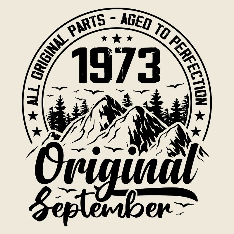 1973 September Original 51 Jahre altes Geburtstagsgeschenk