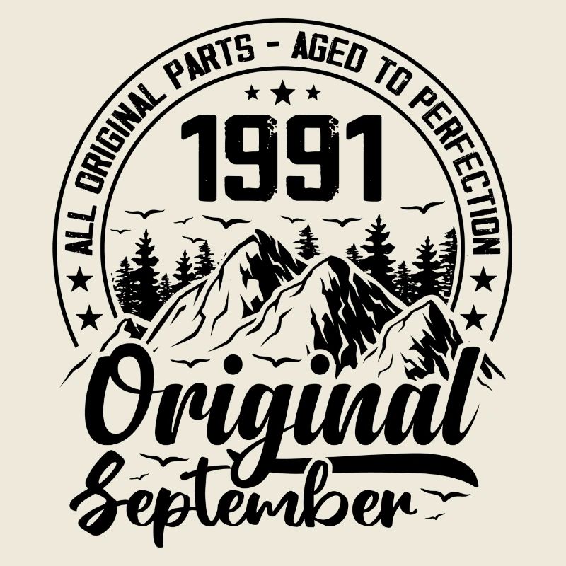 1991 September Original 33 Jahre altes Geburtstagsgeschenk