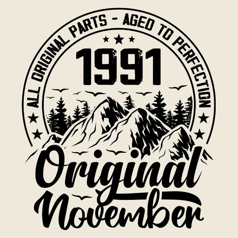 1991 November Original 33 Years Anniversary Gift