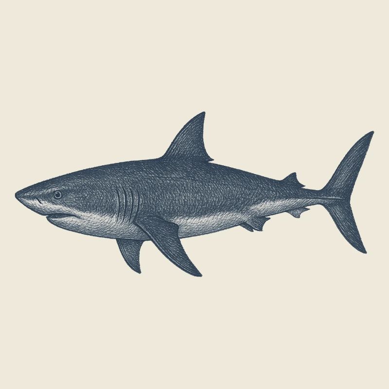 Illustration de requin des profondeurs