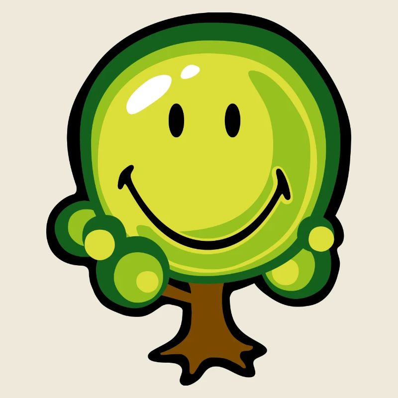 Smiley Oak Tree