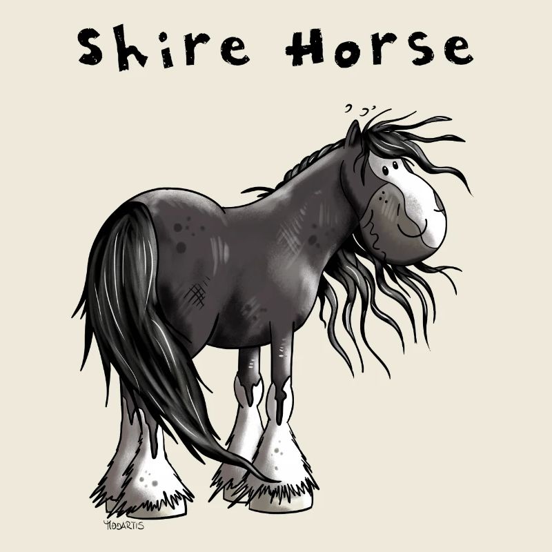 Süßes Shire Horse