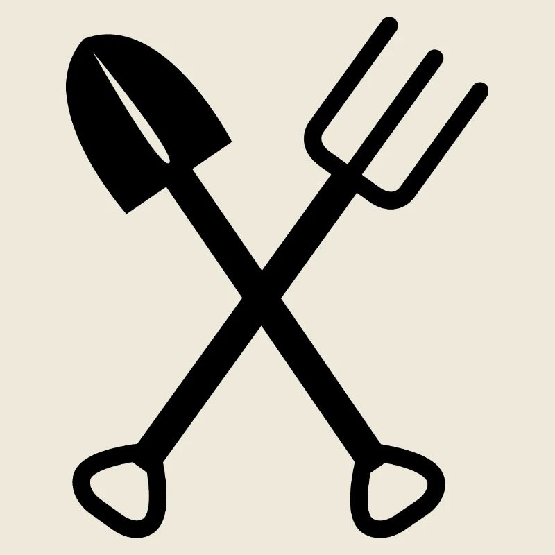 Spade Rake Rake Symbol Garden Symbol Tools
