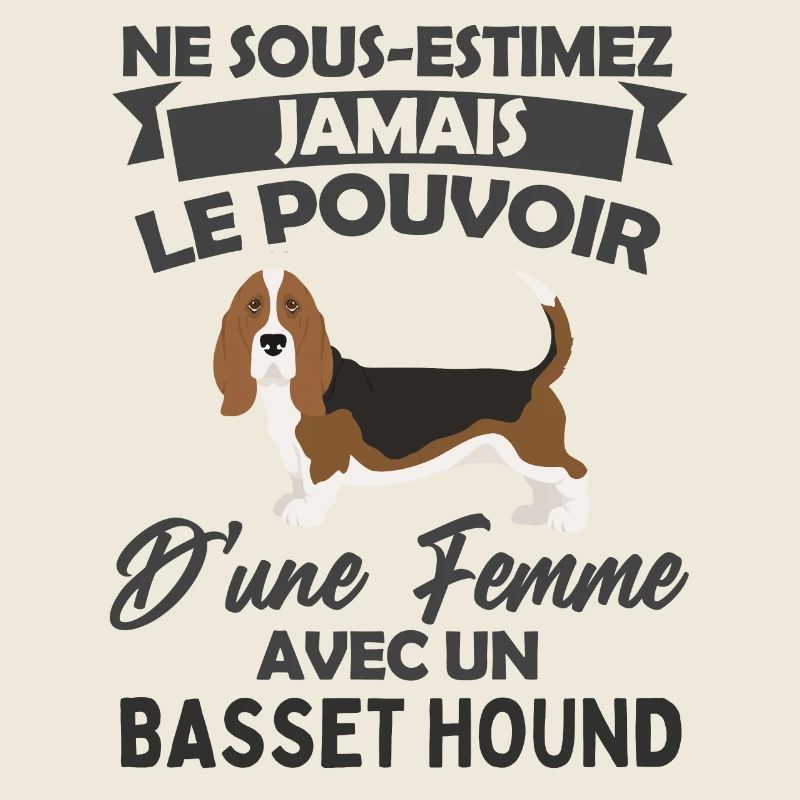 Chien de race basset hound