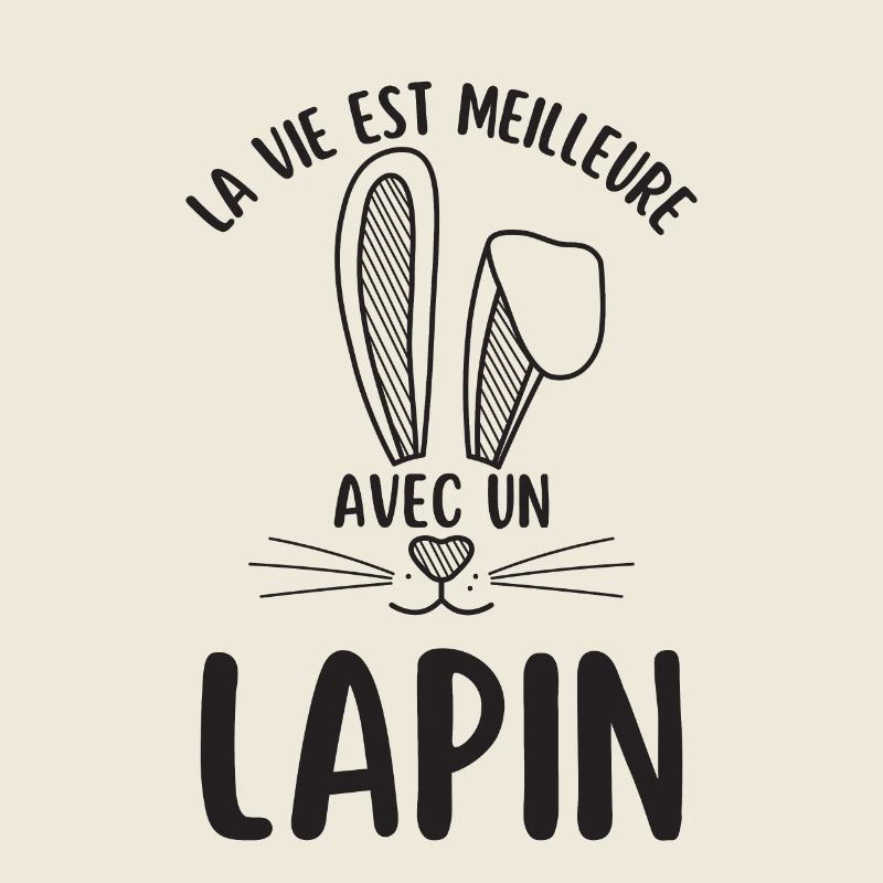 La vie est meilleure avec un lapin de pâques 2