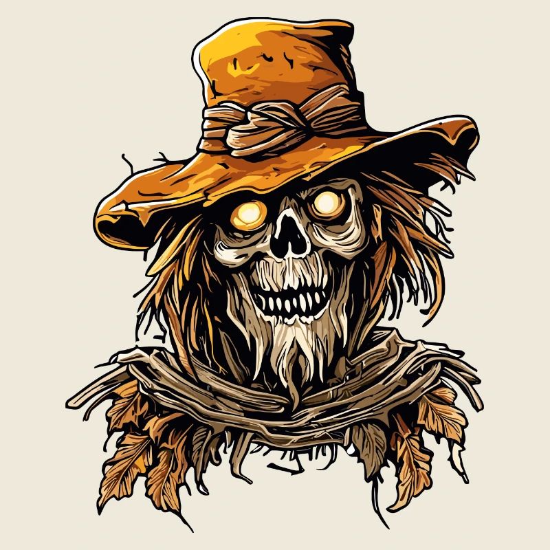 Vogelscheuche / Erntehelfer / Maisfeld / Feld