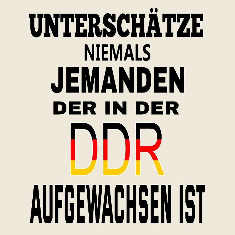 DDR Flag Design auf Kleidung