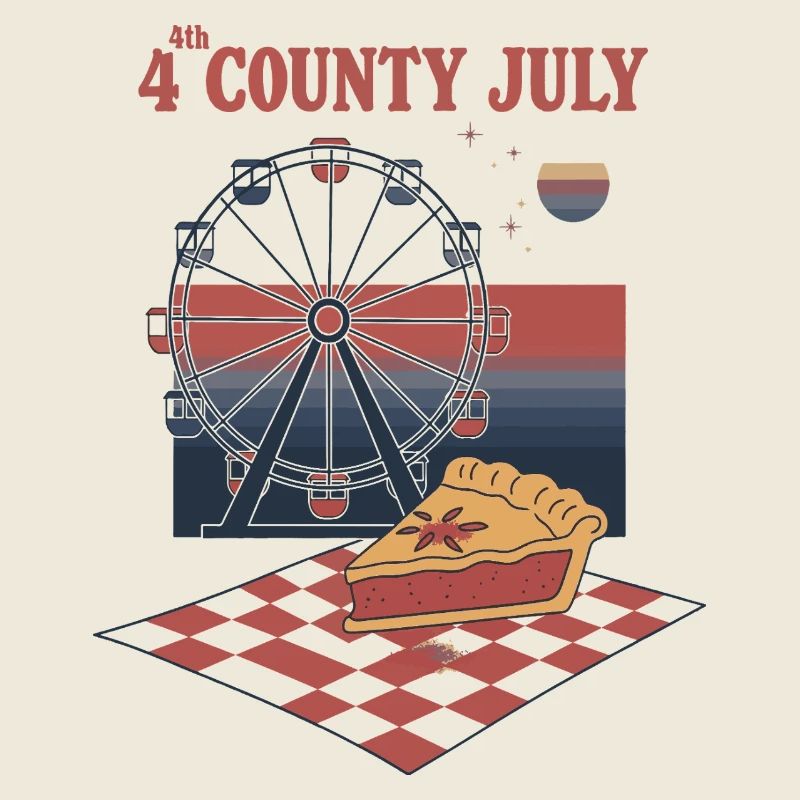 Retro 4. Juli County Fair