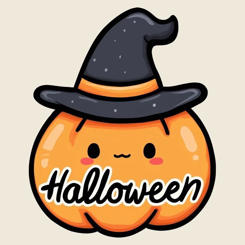 pumpkin, Halloween party, candy or a spell