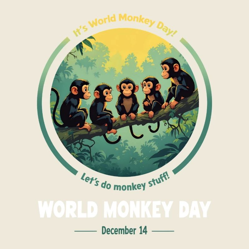 World Monkey Day – December 14th