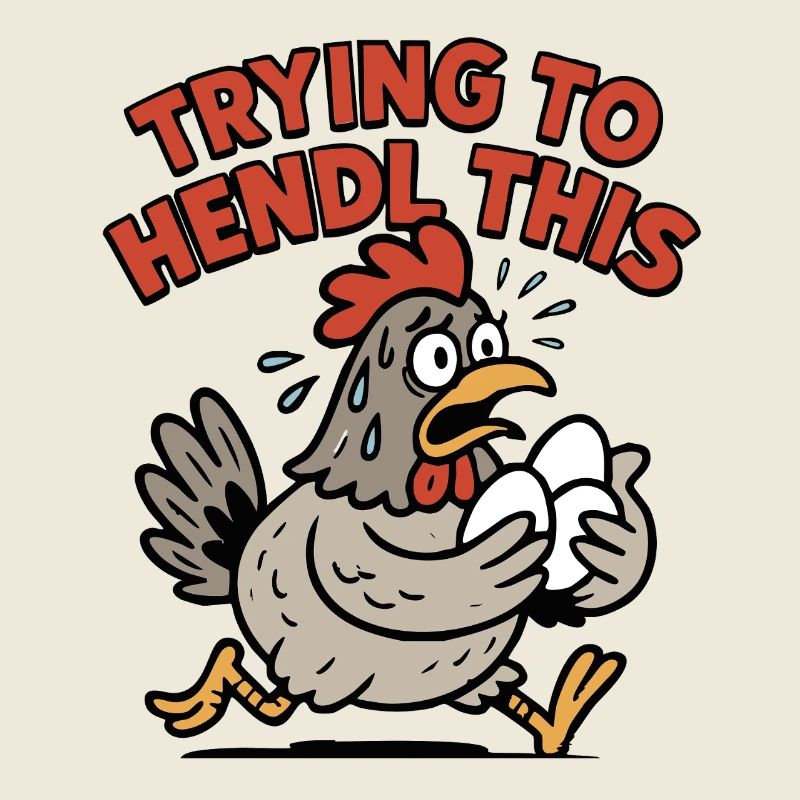 Trying to Hendl This Hühner Spruch