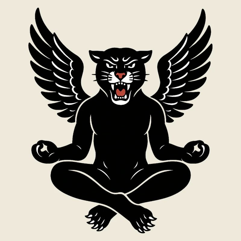 Méditation Zen de la Panthère Ailée