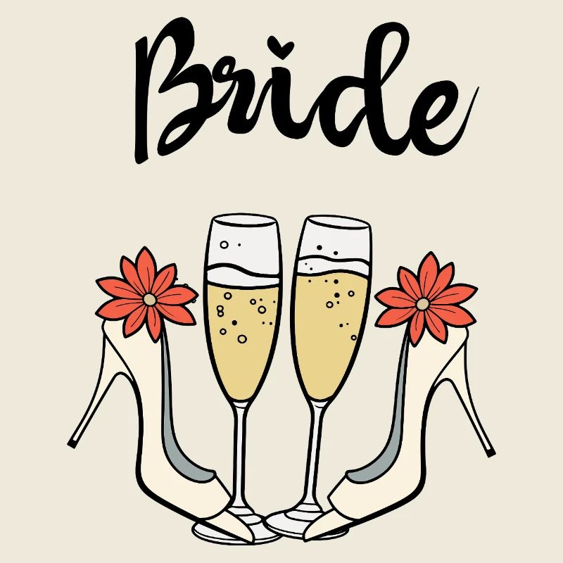 Braut, Highheels & Prosecco - Bride Vibes, Wedding