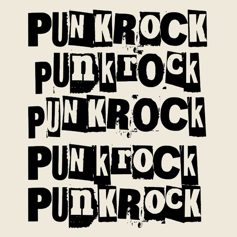 Punk Rock Bold Distressed Typography design