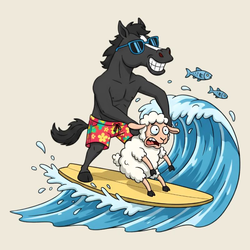 T-shirt de surf de Minorque