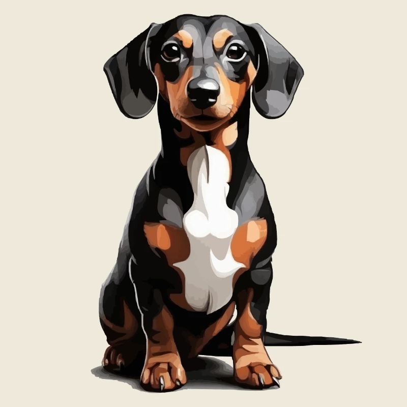 HUND KURZHAARDACKEL SÜß DACKEL