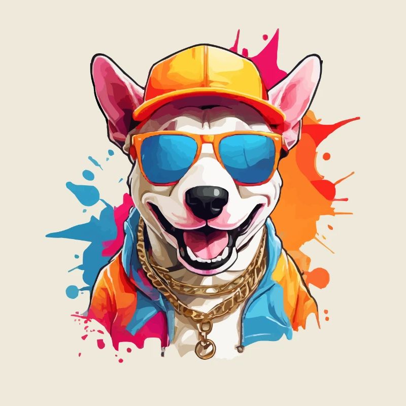 COOL SUMMER BULL TERRIER