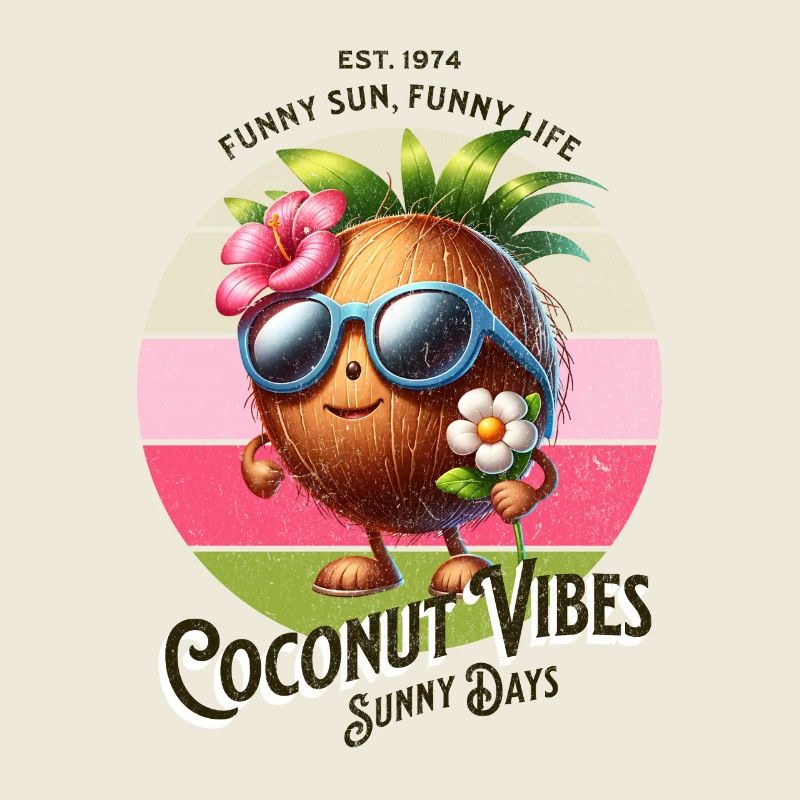 Coconut Vibes Sunny Days