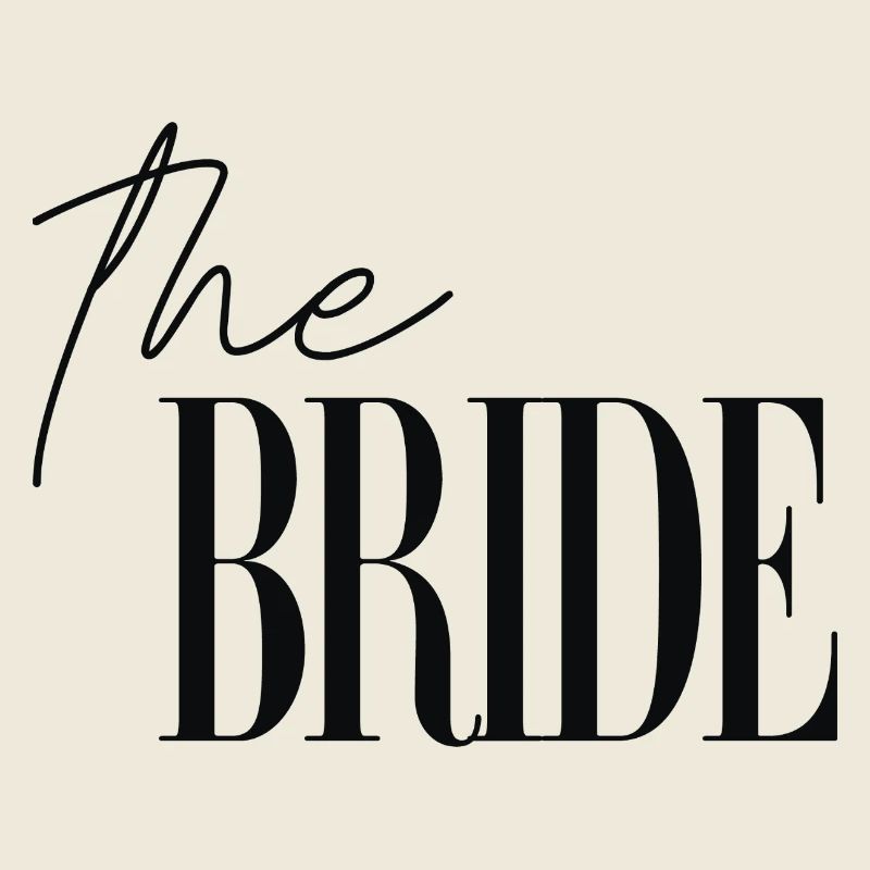 Lettrage de La Mariée