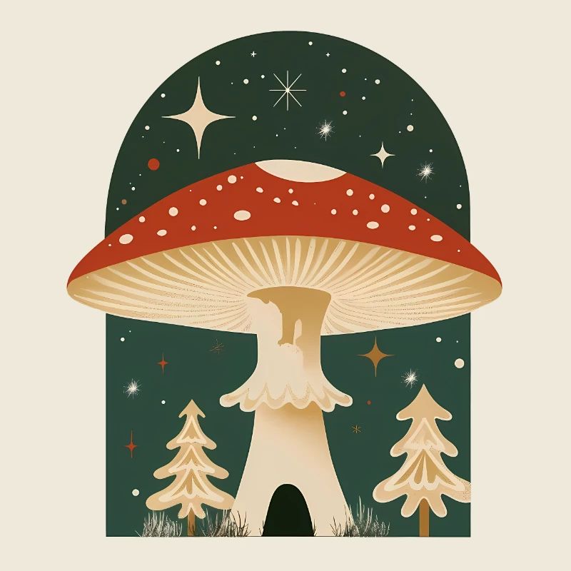 Champignon Portail de Noël