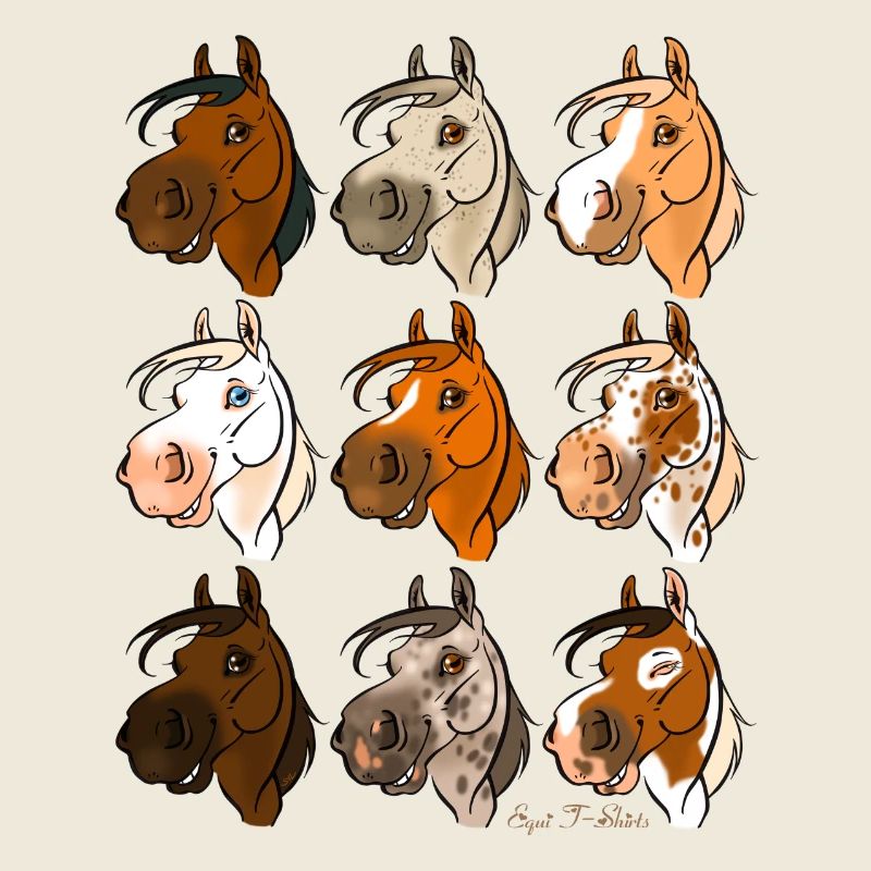 Collection chevaux "Coquins", les 9!