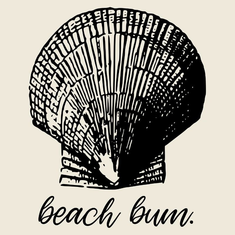 Beach Bum Shell - Mermaid