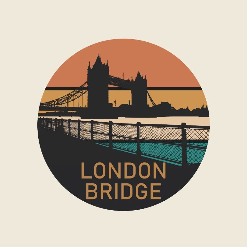 London Bridge Retro Sunset