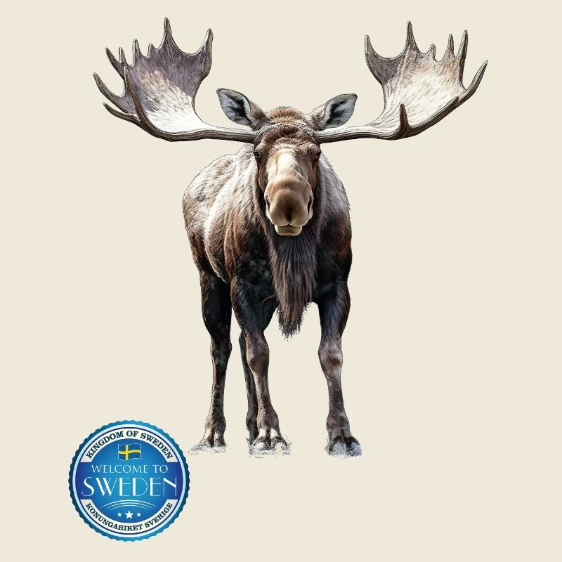 Suède Suède orignal meilleurs bois d’animaux cerf cerf