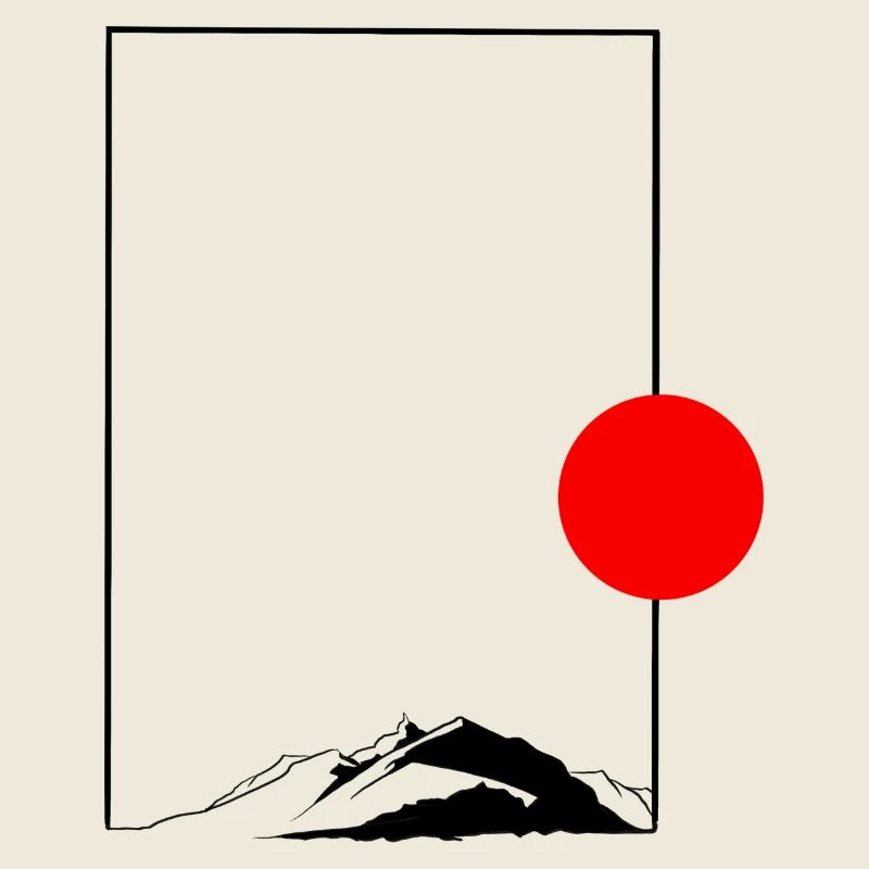 Lever de soleil minimaliste