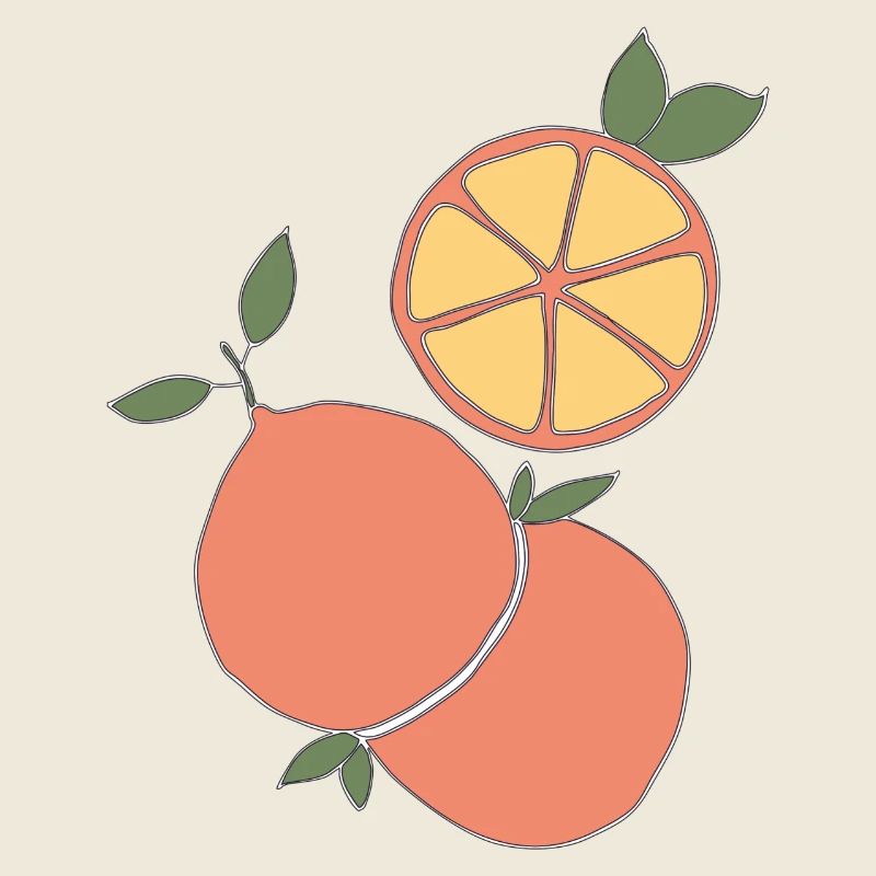 orange grapefruit