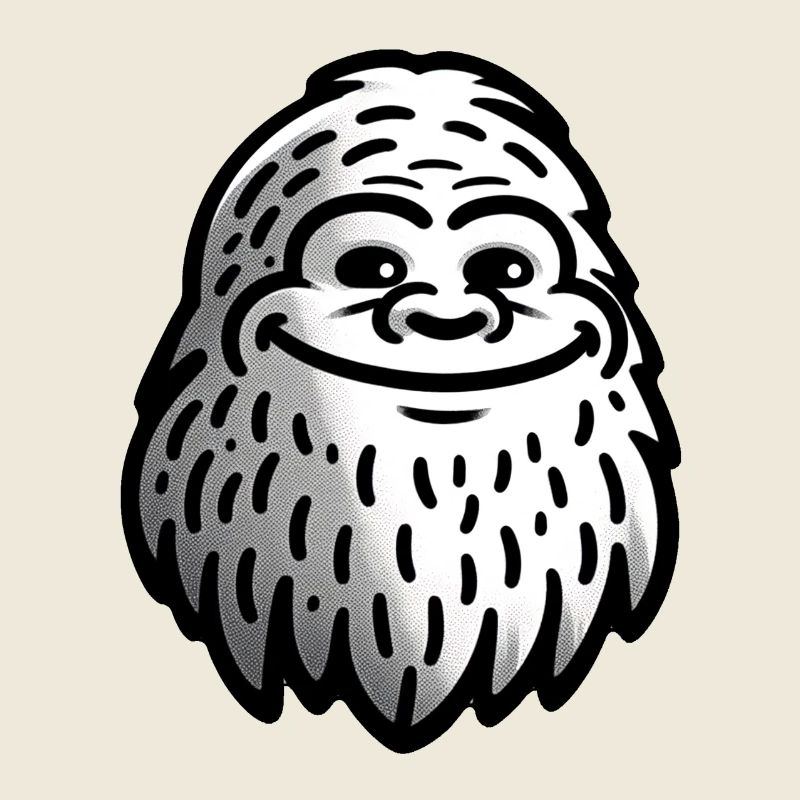 Yéti souriant - Observation d’un Sasquatch