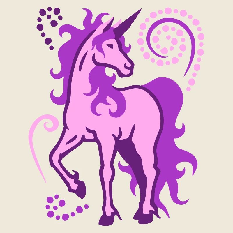 Einhorn individuell 3farbig SVG