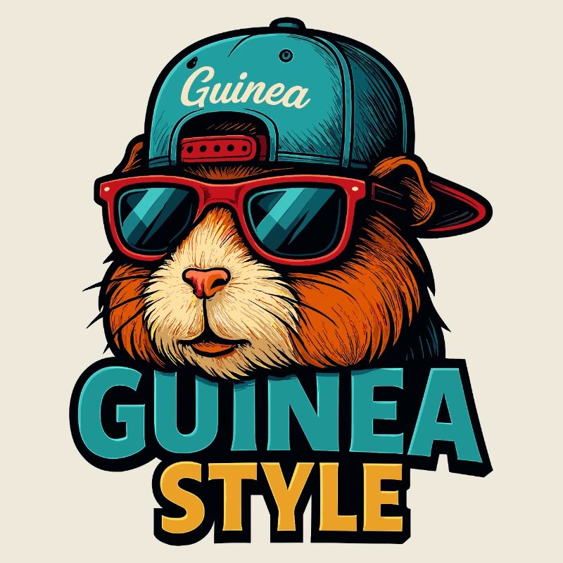 Style guinée : cochon lunettes de soleil