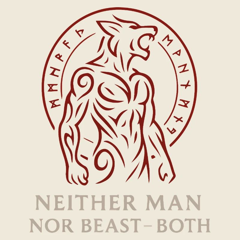 Stammes-Werwolf-Hybrid-Design