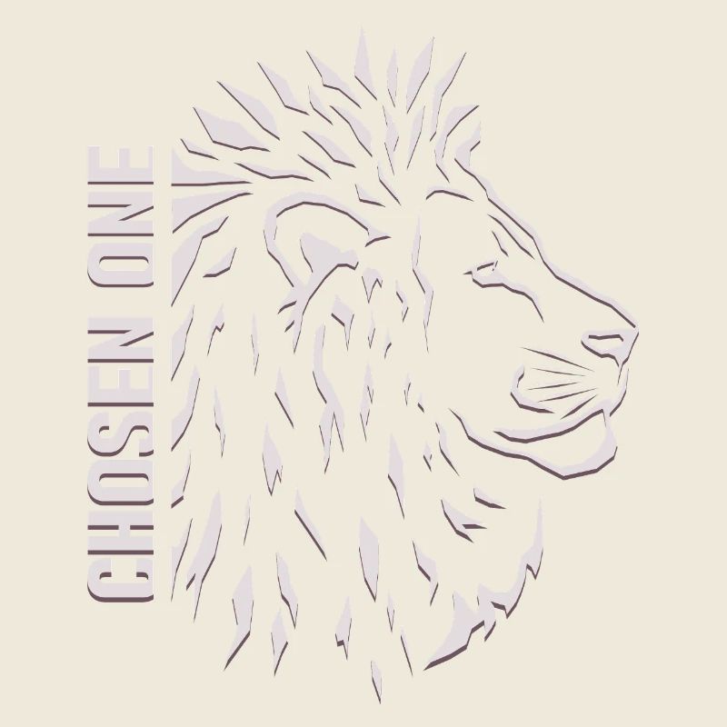 Auserwählter – Stilisierter Löwenkopf