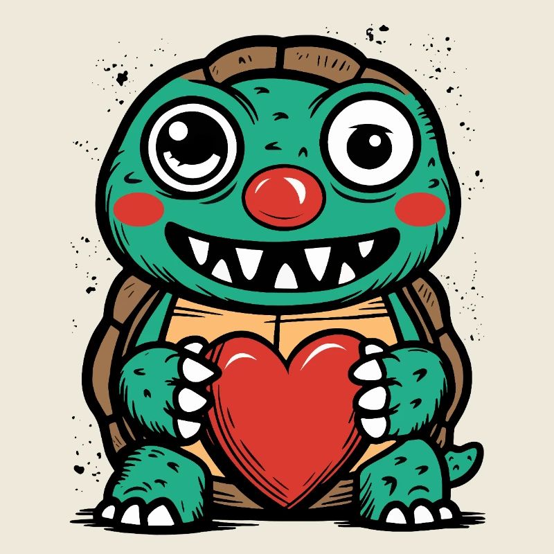 Crazy turtle