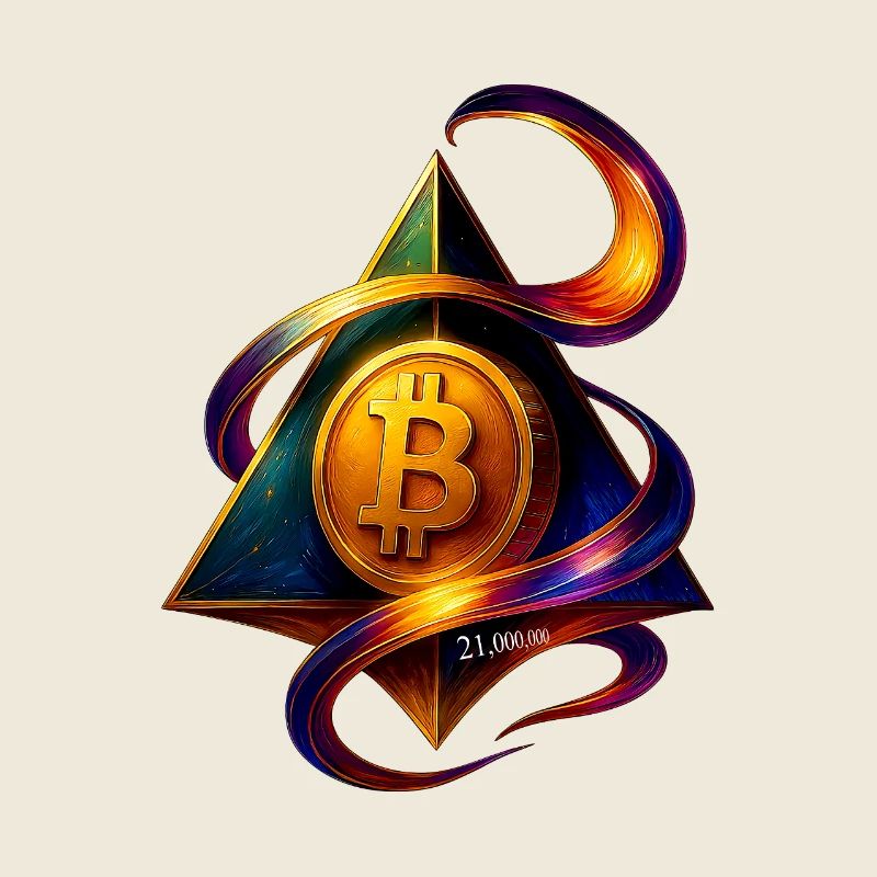 Conception créative Bitcoin et Blockchain