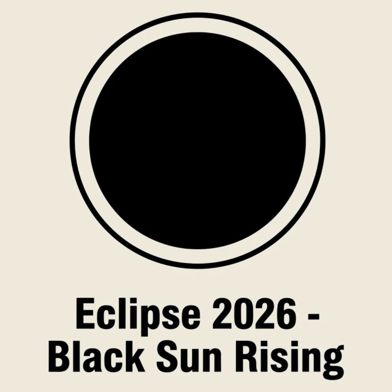 Eclipse 2026 Black Sun Rising