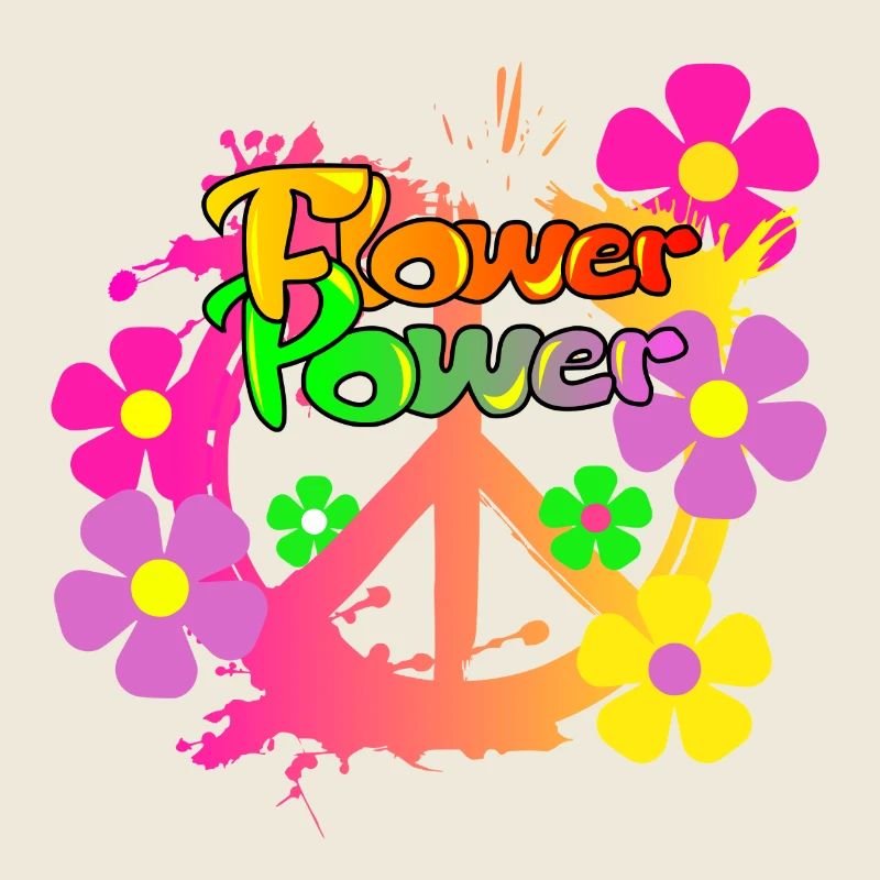Flower Power Frieden Peacezeichen
