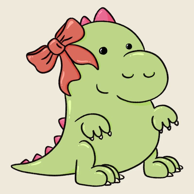 ein kleiner Dinosaurier an Weihnachten