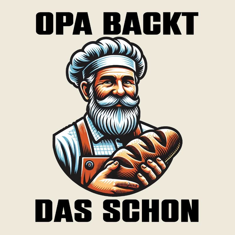 Opa backt das schon - Bäcker mit Broten