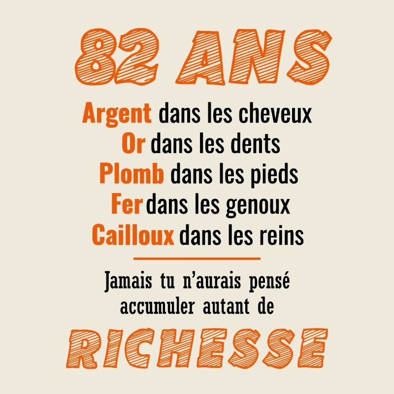 82 Ans Anniversaire Drôle Idée Cadeau