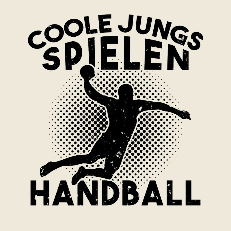 Cool guys playing handball handball