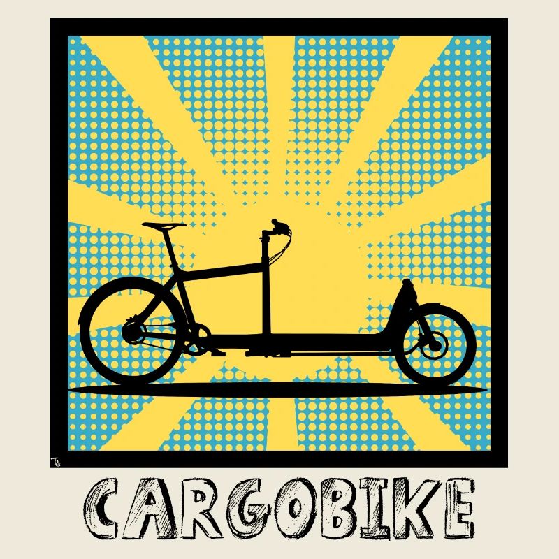 Popartstyle Cargo Bike, Cargo Bike