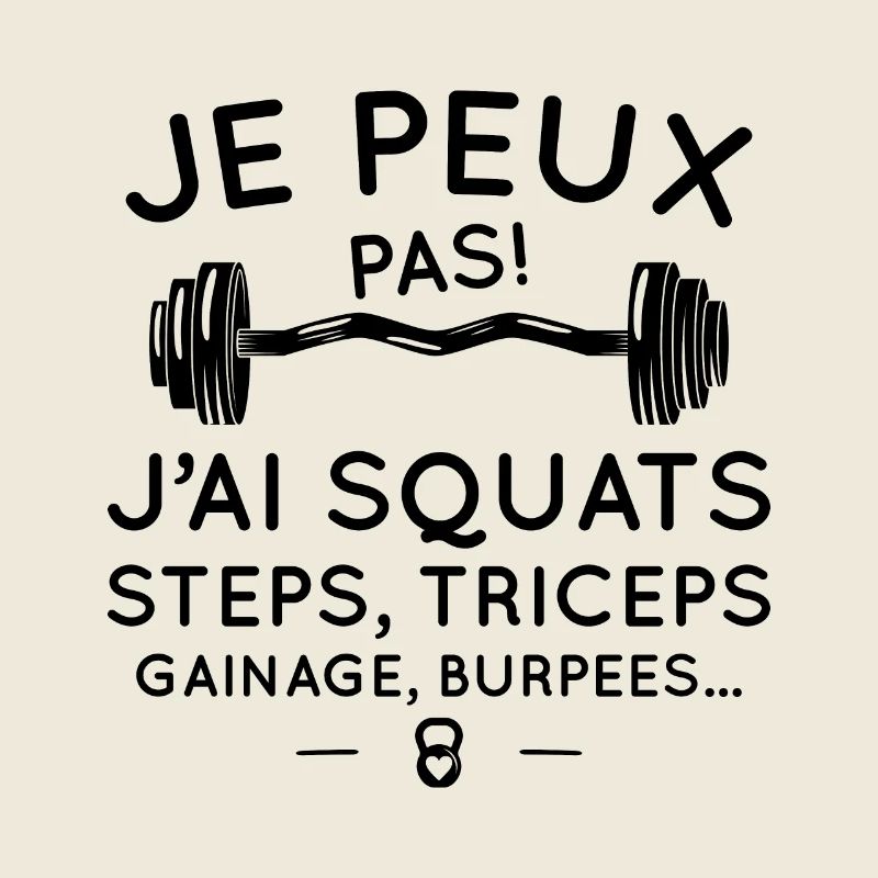 I can't I squats steps triceps ganage